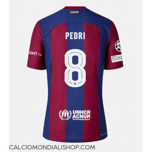 Maglie da calcio Barcelona Pedri Gonzalez #8 Prima Maglia 2023-24 Manica Corta